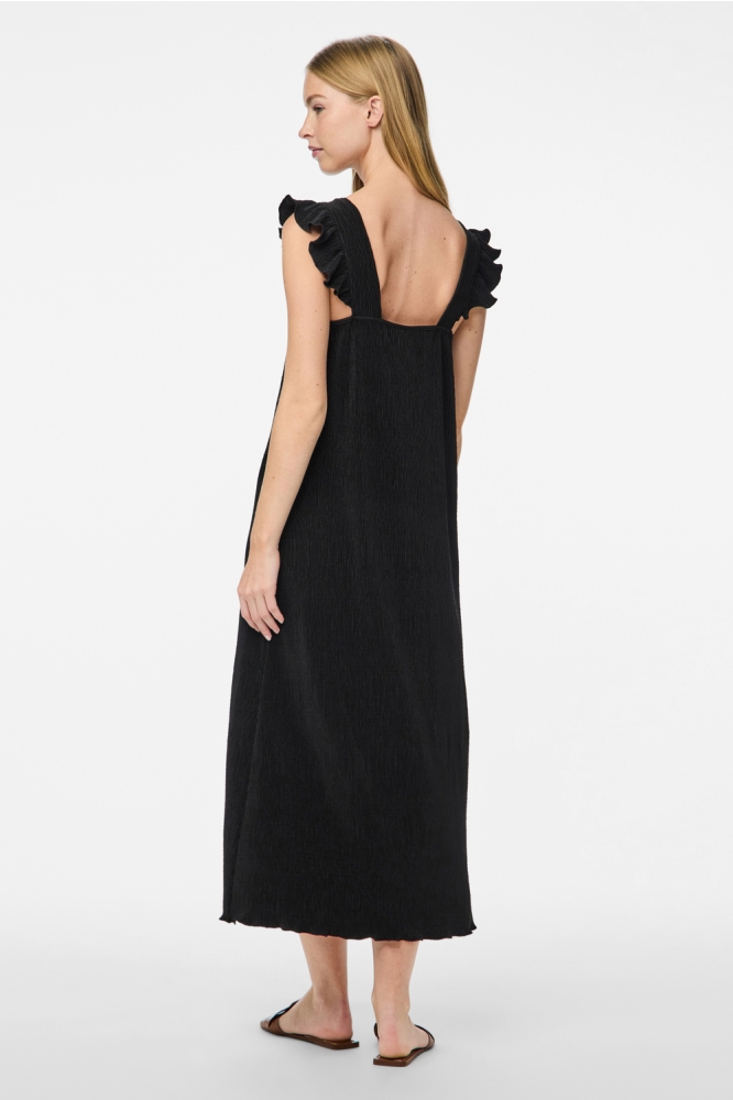 PCFLORA STRAP FLOUNCE DRESS JRS BC 17155398 BLACK